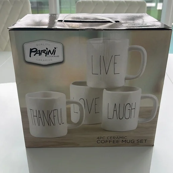parini cookware | Kitchen | 4pc Ceramic Coffee Mug Set | Poshmark